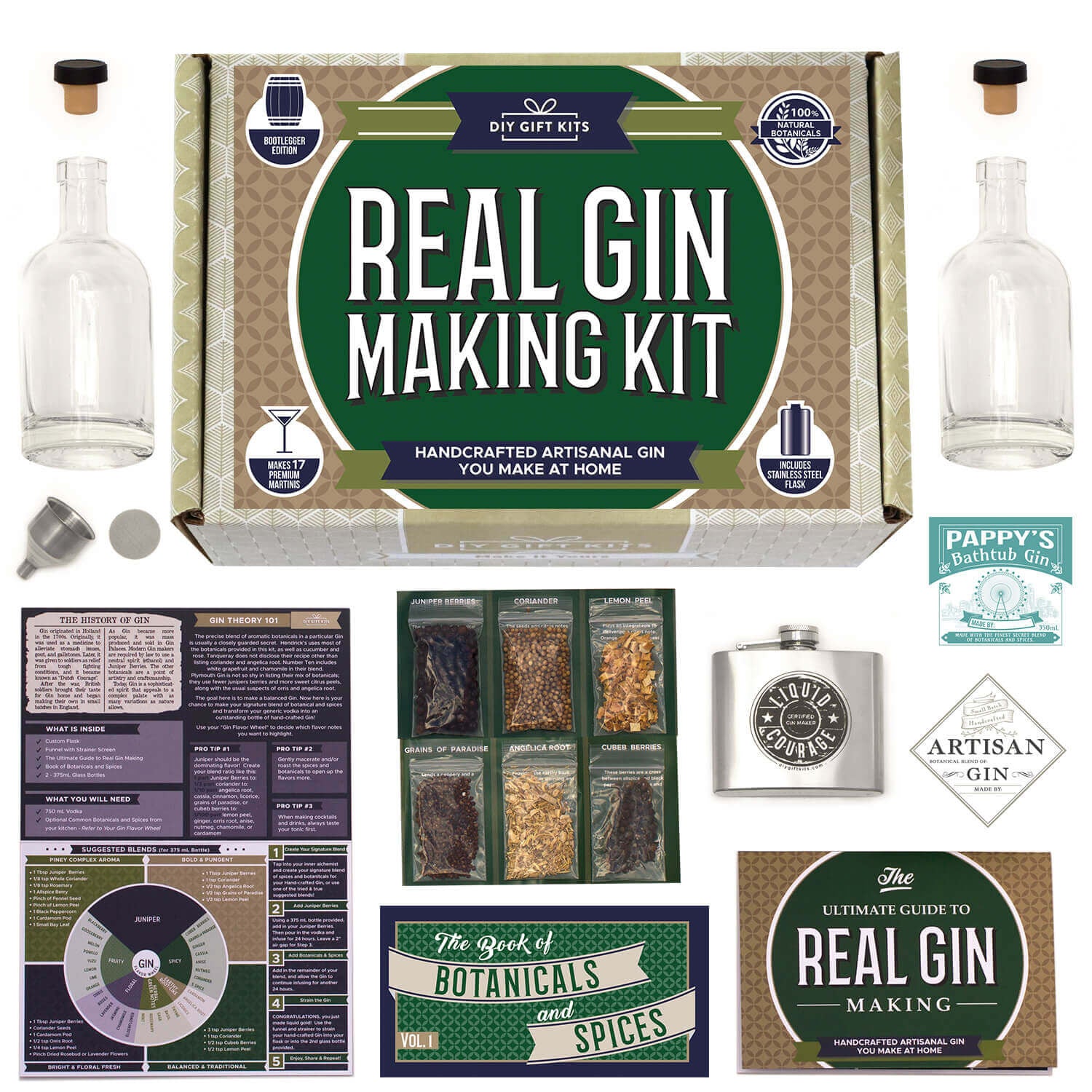 HomeMade Gin Kit - DIY Gin Kit 